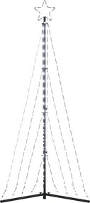vidaXL Χριστουγεννιάτικο δέντρο LED 339 LED Ψυχρό Λευκό 182 εκ.