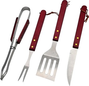 Σετ Εργαλείων BBQ με 4 Αξεσουάρ