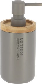 Dispenser Μπάνιου 280ml (Φ7.5x17) T-D D.Grey/Bamboo 62101260