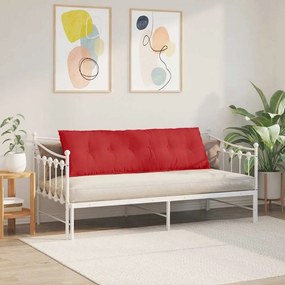 vidaXL Μαξιλάρι Πλάτης Κόκκινο 160 x 19 x 50 εκ ύφασμα