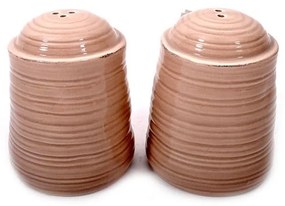 Σετ Αλατοπίπερο 6,5Χ6,5Χ7,8Εκ Brown 262-27-113 Ceramic