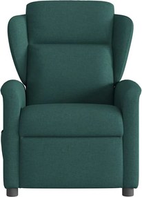 vidaXL Πολυθρόνα Ανακλινόμενη Ηλεκτρική Πράσινο Υφασμάτινη