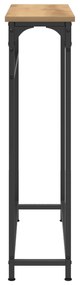 vidaXL Τραπέζι Σαλονιού Artisan Oak 75x19,5x75 εκ. Κατασκευασμένο από Ξύλο & Ατσάλι