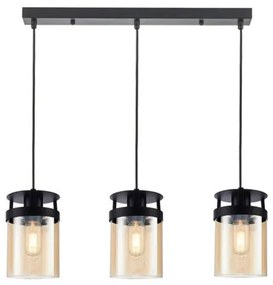 Κρεμαστό Φωτιστικό Οροφής 3xE27 40W IP20 Betty 4304900 Viokef 4304900 Μαύρο