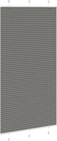 vidaXL Πλισέ περσίδα Ανθρακί 105x200 cm Πλάτος υφάσματος 104,4 cm