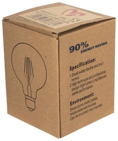 ΛΑΜΠΤΗΡΑΣ GLOBO LED FILAMENT 12W E27 3000K ΔΙΑΦΑΝΟΣ HM4049.01