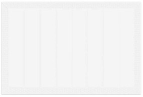 vidaXL Σέτ φαγητού για κήπο 7 pcs Λευκό Rattan Polt