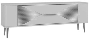 Έπιπλο Τηλεόρασης Retrol 475OLV2956 120x26,4x48,2cm White-Silver