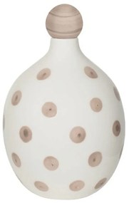 Διακοσμητικό Μπουκάλι Κεραμικό Lido PUN1507 13x20,4cm White-Sand Zafferano Ceramic