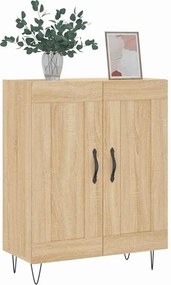 vidaXL Ντουλάπι Sonoma Δρυς 69,5 x 34 x 90 εκ. από Επεξεργασμένο Ξύλο