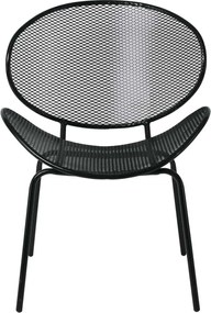 Καρέκλα OLIVER K/D Μεταλικό Mesh Μαύρη 65x61x86cm