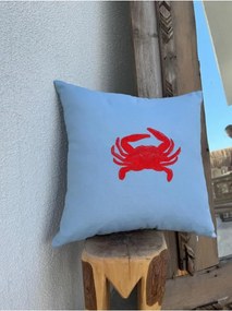 Stewehome Μαξιλαροθήκη με κέντημα καβούρι 45x45 cm