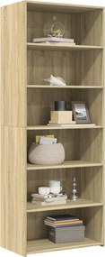 vidaXL Ντουλάπι Sonoma Δρυς 70x41x185 εκ. Επεξεργασμένο Ξύλο