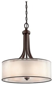 Κρεμαστό Φωτιστικό Οροφής 4xE27 60W IP20 Lacey Elstead Lighting KL-LACEY-P-L-MB Μπρονζέ
