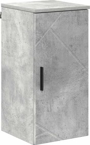 vidaXL Ντουλάπι Μπάνιου Σκυρόδεμα Γκρι 30 x 31,5 x 61 εκ
