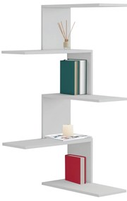 ΕΠΙΤΟΙΧΙΑ ΡΑΦΙΕΡΑ RORY HM8931.11 ΜΕΛΑΜΙΝΗ ΣΕ ΛΕΥΚΟ 22x51,5x109Υ εκ.