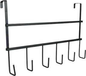 Μεταλλική κρεμάστρα πόρτας 6 θέσεων - 57909