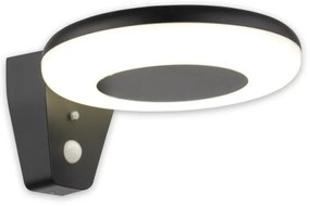 Απλίκα Ηλιακό Φωτιστικό Τοίχου LED 4,4W με Ανιχνευτή Κίνησης IP44 4000Κ Μαύρο 5-009 Lumen-5-009-Μαύρο 5-009