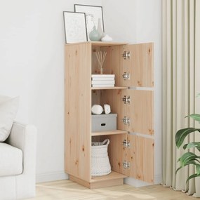 vidaXL Ντουλάπι Ψηλό 34 x 40 x 108,5 εκ. από Μασίφ Ξύλο Πεύκου