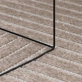 vidaXL Χαλιά χώρου τετράγωνο PALMERAS Μπεζ 120 x 120 cm Πολυεστέρας