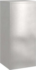 vidaXL Βάση φυτών 2 pcs Ασημί 24 x 24 x 55 εκ. Ανοξείδωτο ατσάλι