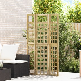 vidaXL Εξωτερική Οθόνη 120x180 cm Μασίφ Ξύλο Πεύκου