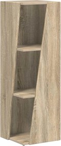 vidaXL Πλευρικό Ράφι Δρύς Sonoma 33 x 32 x 100,5 εκ Επεξεργασμένο ξύλο