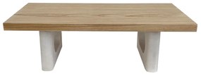 PILONAS COFFEE TABLE ΦΥΣΙΚΟ ΓΚΡΙ ΑΝΟΙΧΤΟ 120x60xH36cm - 04-0968 - 04-0968