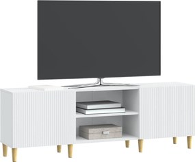 vidaXL Ντουλάπι TV Λευκό 150 x 31 x 50 εκ. Επεξεργασμένο Ξύλο