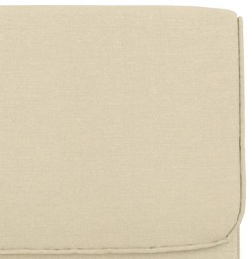 vidaXL Πολυθρόνα Κρεμ 55x64x80 εκ. Υφασμάτινη