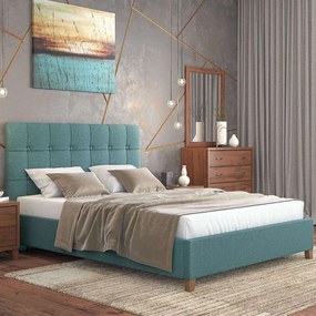 Κρεβάτι Nο64 140x200x111cm Blue Double