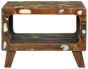 vidaXL Τραπέζι Καφέ 50x50x35 εκ. Συμπαγές Ξύλο Ανακυκλωμένο