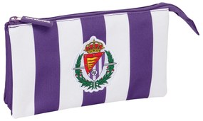 Κασετίνα Real Valladolid C.F. Λευκό Μωβ 22 x 12 x 3 cm