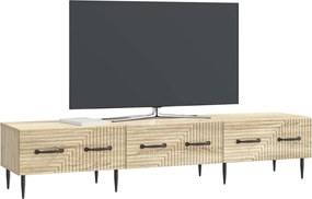 vidaXL Ντουλάπι TV Sonoma Δρυς 147 x 34,5 x 30 εκ Επεξεργασμένο Ξύλο