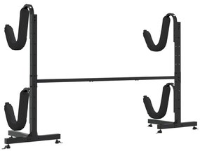 vidaXL Ράφι Αποθήκευσης Καγιάκ για 2 Καγιάκ 250x57x127,5 εκ. Ατσάλι