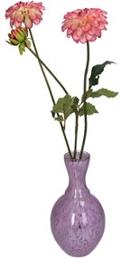 Βάζο ArteLibre Λιλά Γυαλί 12x12x23cm