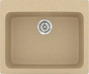 Sanitec Classic 331 (60×50) - Γρανιτένιος νεροχύτης - Granite Cappuccino