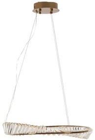 Φωτιστικό Οροφής Iron 023-3370 60x60x20cm Led 4W 3000K Gold Artekko
