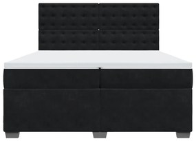 ΚΡΕΒΑΤΙ BOXSPRING ΜΕ ΣΤΡΩΜΑ ΜΑΥΡΟ 200X200 ΕΚ. ΒΕΛΟΥΔΙΝΟ 3291016