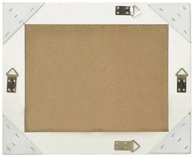 vidaXL Καθρέφτης Τοίχου με Μπαρόκ Στιλ Λευκός 50 x 40 εκ.
