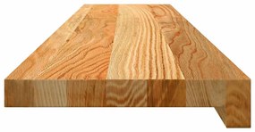 vidaXL Περβάζια παραθύρων 2 τεμ. Αν. Καφέ 100x20x2εκ. Μασίφ Ξύλο Δρυός