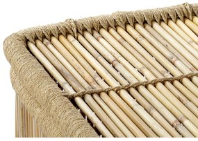 Σετ καλαθιών DKD Home Decor Φυσικό Bamboo Σχοινί (2 Τεμάχια)