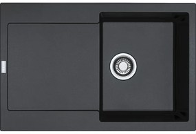 Franke Γρανιτένιος Νεροχύτης MARIS MAG 611 Onyx 45 cm