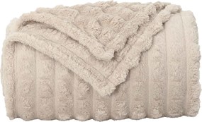 vidaXL Ριχτάρια 6 pcs Μπεζ 200 x 150 cm Μαλλί