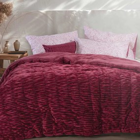 Κουβερτοπάπλωμα Μονό (160x220) Nef-Nef Homeware Compose Sangria