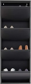 Shoe Cabinet 4 Piece Metal - Anthracite Anthracite