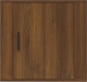 vidaXL Κομοδίνο Επιτοίχιο Καφέ Δρυς 50x30x47 εκ.