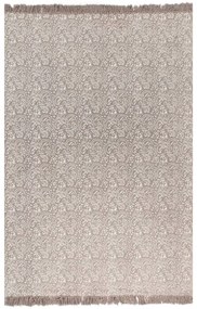 vidaXL Κιλίμι με Σχέδια Taupe 160 x 230 εκ. Βαμβακερό