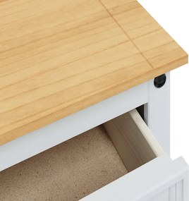 vidaXL Αποθηκευτικές Κάσες CORONA Λευκό 112 x 40 x 75 εκ.