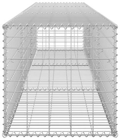 vidaXL Συρματοκιβώτιο Τοίχος 300x50x50 εκ. Γαλβαν.Χάλυβας + Καλύμματα